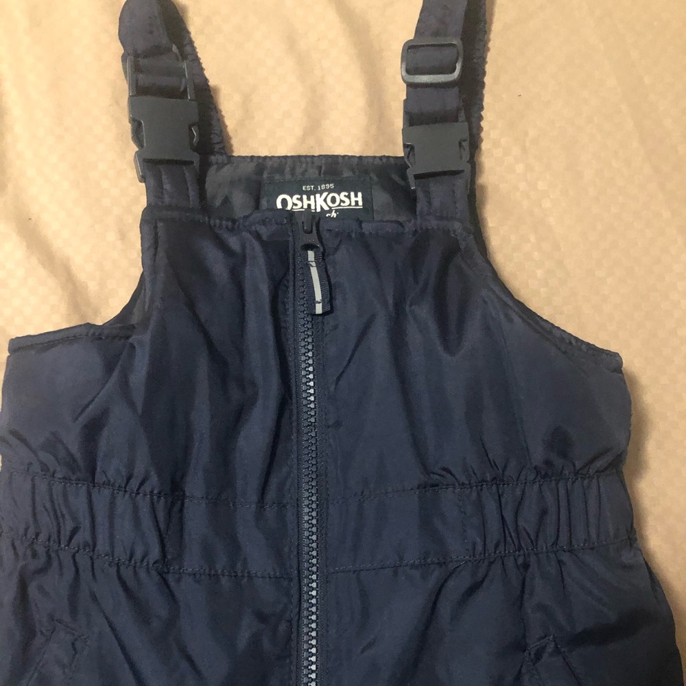 Navy blue snow pants